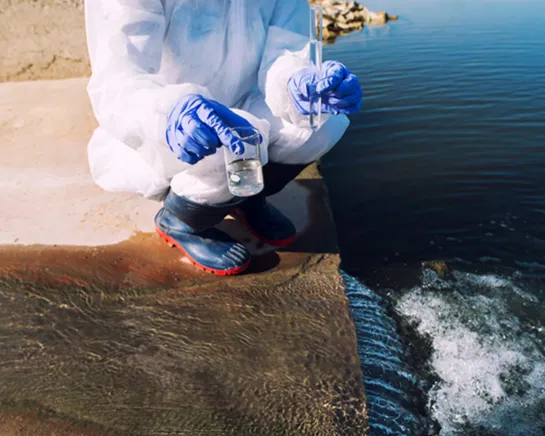 flowing water testing